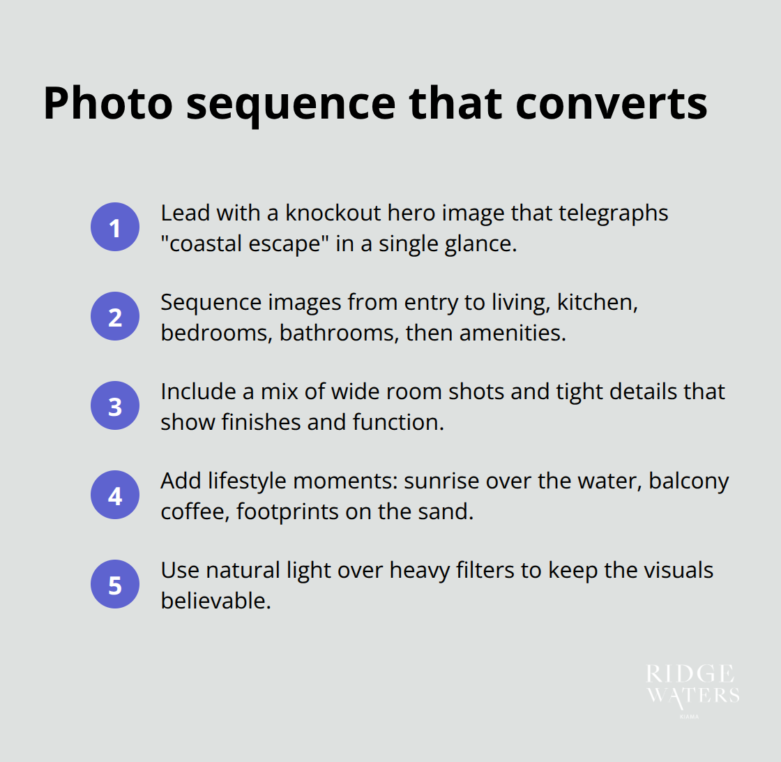 Compact checklist for arranging listing photos to maximise bookings - Holiday bookings