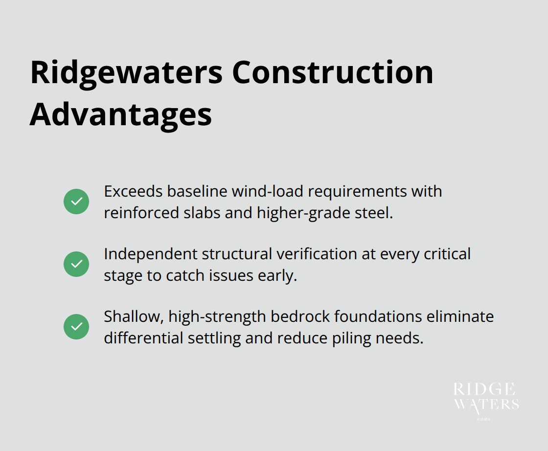 Checklist of construction practices that exceed code and improve longevity.