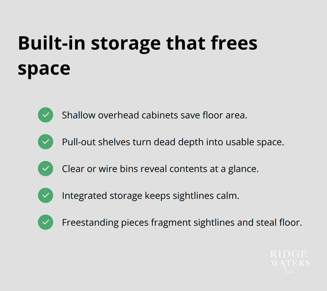 Checklisted tips for space-saving built-in storage - Luxury storage