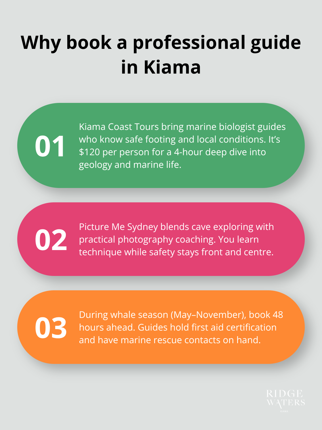 Three reasons to choose a professional cave guide in Kiama - Sea caves